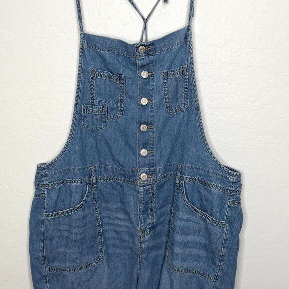 Torrid Lightweight Denim Adjustable Shortalls Size 12 - Picture 5 of 10